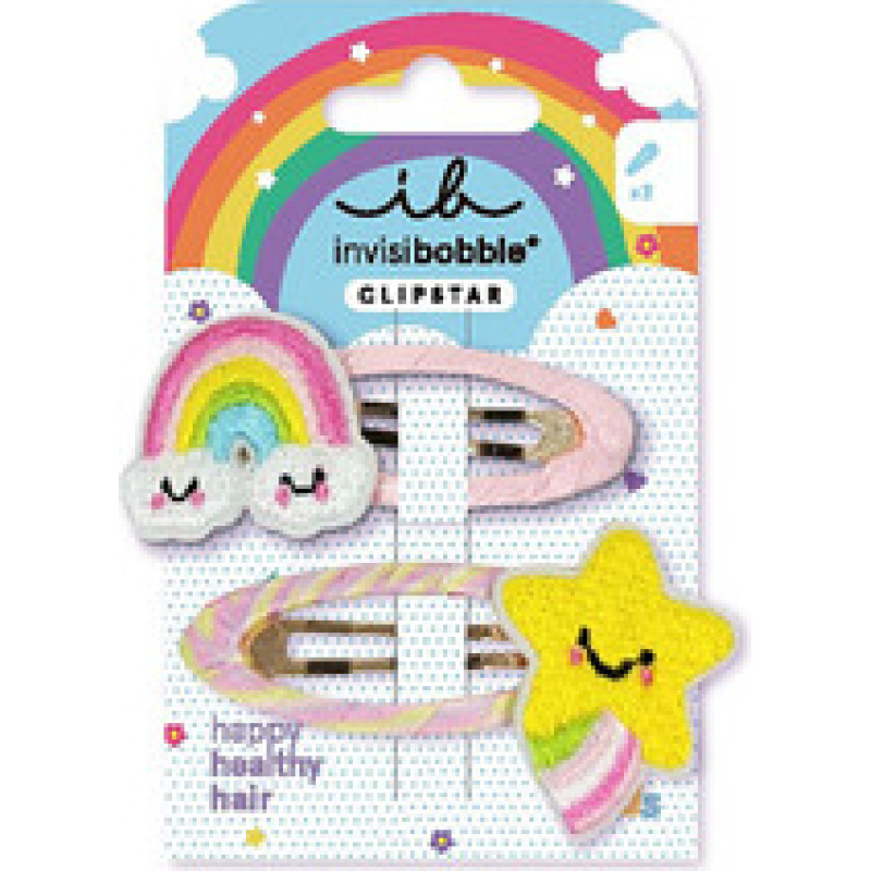 Invisibobble Clipstar Happy Sky - 2 pcs clip.