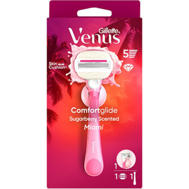 Gillette Venus Comfortglide Miami - Razor + 1 head.