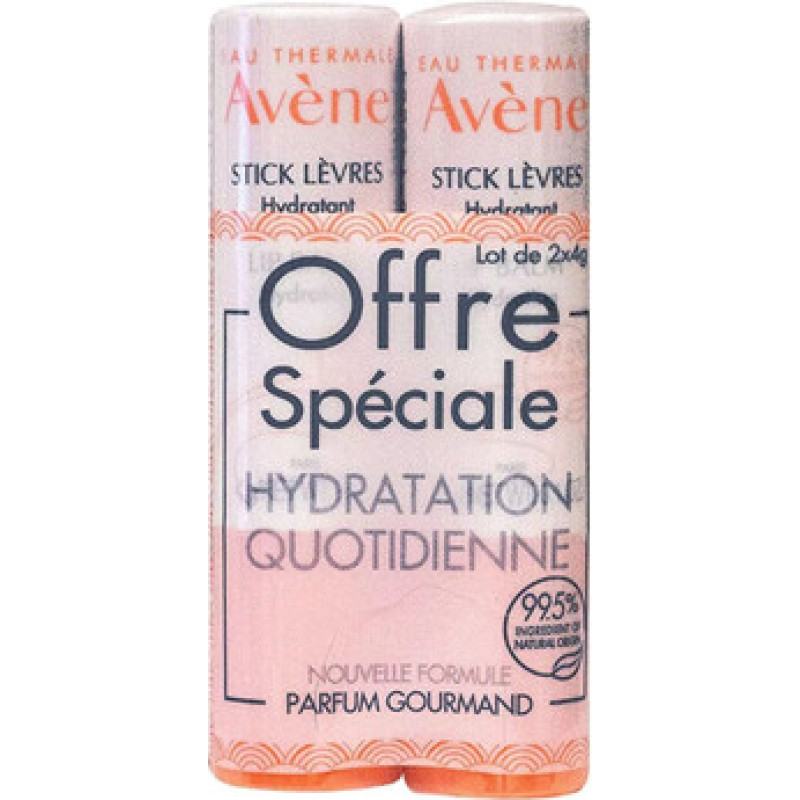 Avene Stick Lévres Duopack - Set of hydrating lip balms.