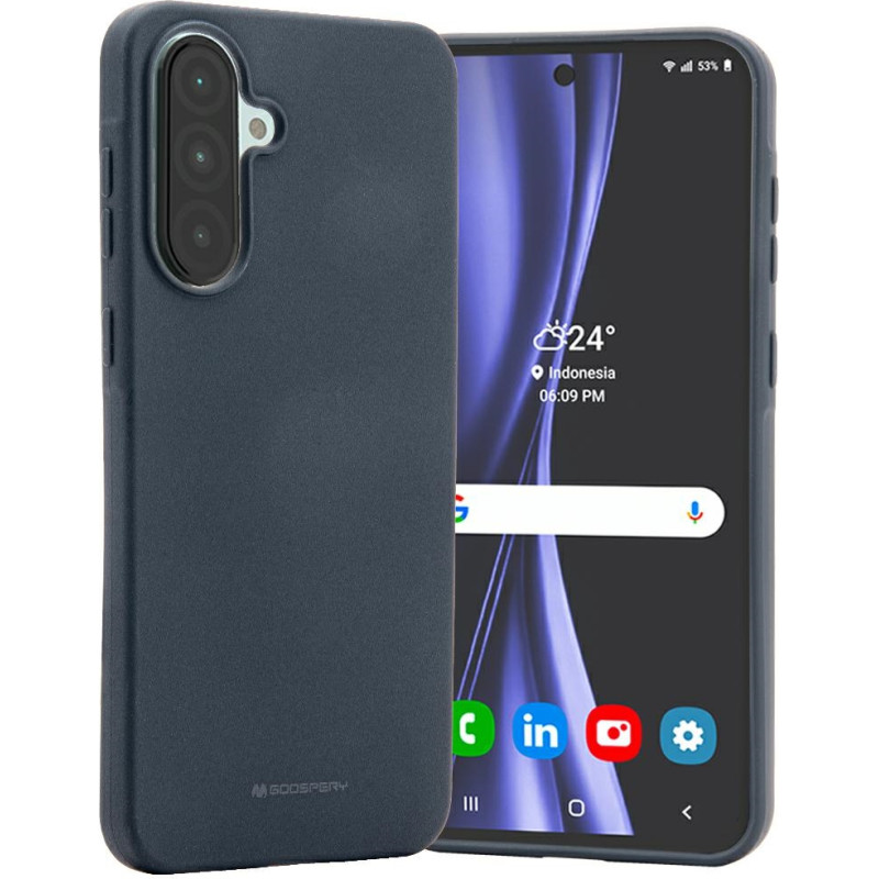 Etui Mercury Soft A56 A566               granatowy|midnight blue