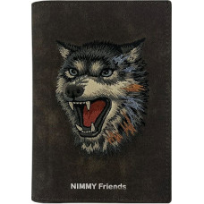 Nimmy Passport case Nimmy wallet Raptor    Wolf brown