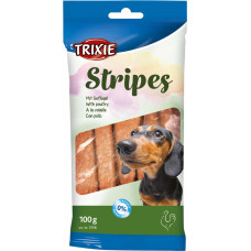 Trixie Gardums suniem - Trixie Stripes with poultry, 10 gab., 100 g.