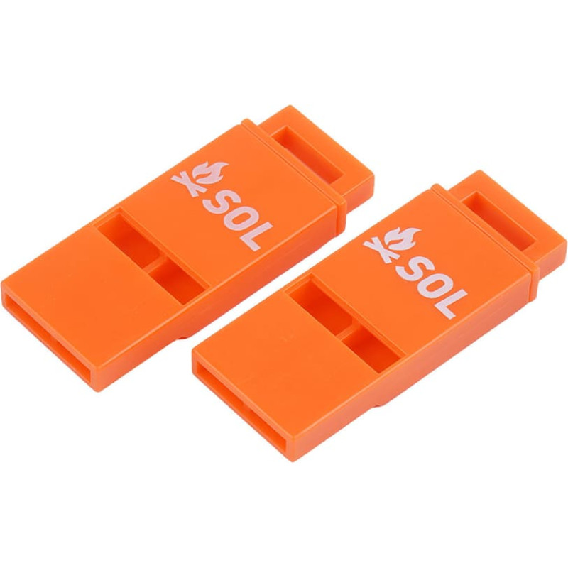 Survive Outdoors Longer (Sol) SOL - Avārijas svilpe - Slim glābšanas gaudotājs - 2 gab. - 0140-0010