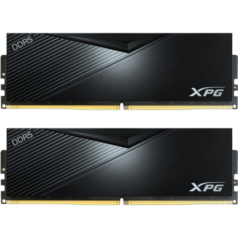 Adata 64 Gb ddr5-6400 (2x 32 Gb) Dual Kit  Black  Ax5U6400C3232G-Dclabk  Xpg Lancer  Intel Xmp  Amd Expo