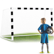 Neo-Sport Futbola vārti 300 x 200 x 120 cm NS-465 melni un balti