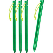 Helikon - Alumīnija brezenta mietiņi - 4 gab. - Zaļi - PO-TST-AL-82