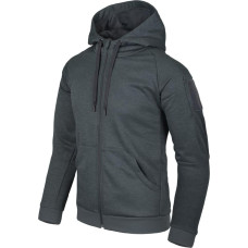 Helikon - Urban Tactical kapučjaka ar kapuci® - pilna rāvējslēdzēja aizdare - poliesters - melna/pelēka melanža - BL-UHF-PO-M1 (L)