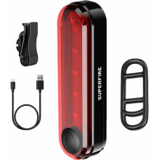 Superfire BTL01 rear bike light, USB, 230mAh