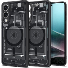 Spigen Ultra Hybrid Mag Case with MagSafe for Samsung Galaxy S25 Edge with Print - Black