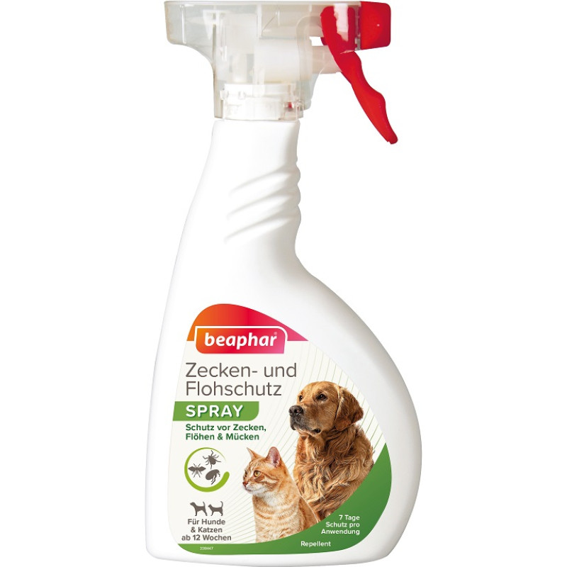 Beaphar Aerosols pret parazītiem - Beaphar Spot On Spray For Dogs Cats, 400ml&nbsp;