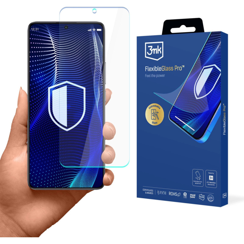 3Mk Protection Hybrid glass 3mk FlexibleGlass Pro on XiaomiPoco F6 Pro