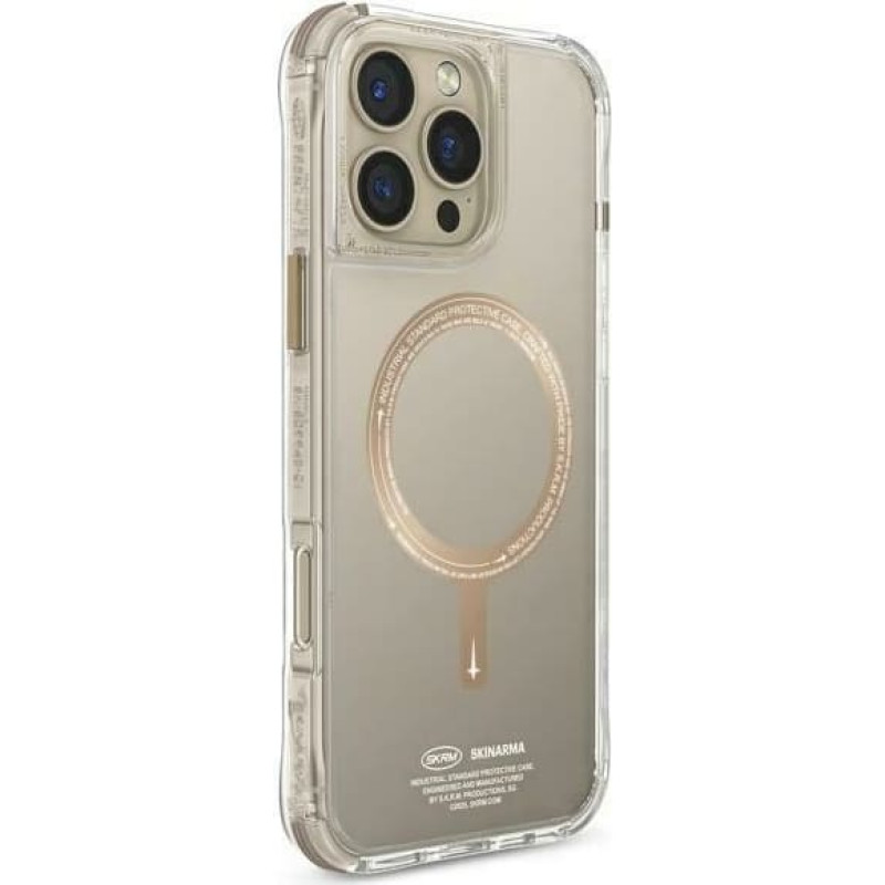 Skinarma case Saido iPhone 16 Pro Max 6.9" Magnetic Charging champagne