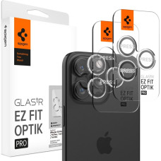 Spigen iPhone 15 Pro / 15 Pro Max / 16 Pro / 16 Pro Max kameras aizsargapvalks Glas.tR EZ Fit Optik Pro - 2 gab.