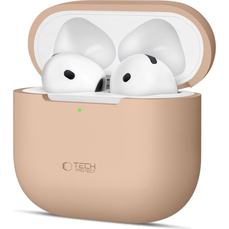 TECH-PROTECT SILICONE APPLE AIRPODS 4 CAFE LATTE
