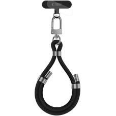 TECH-PROTECT C4S ROPE WRIST STRAP BLACK|SILVER