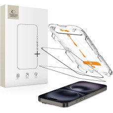 SZKŁO HARTOWANE TECH-PROTECT QUICK SET+ 2-PACK IPHONE 15 | 16 BLACK