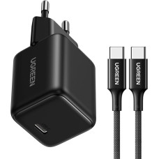 Ugreen X513 30W GaN Wall Charger 1x USB-C + 1m USB-C Cable - Black