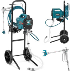 MSW Pārnēsājams hidrodinamiskais krāsas smidzinātājs 1,4 l/min 200 bar 7,5 m