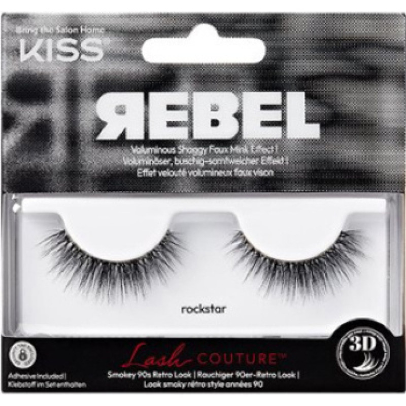 Kiss My Face Lash Couture Rebel Collection 03 Rockstar - Uměl&eacute; řasy