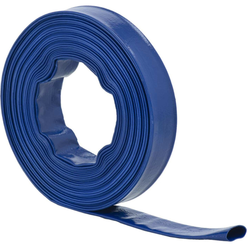 Hillvert Plakana šļūtene dārza ūdens sūknim, pastiprināta, 1 1/4'', 32 mm, 8-24 bar, 20 m