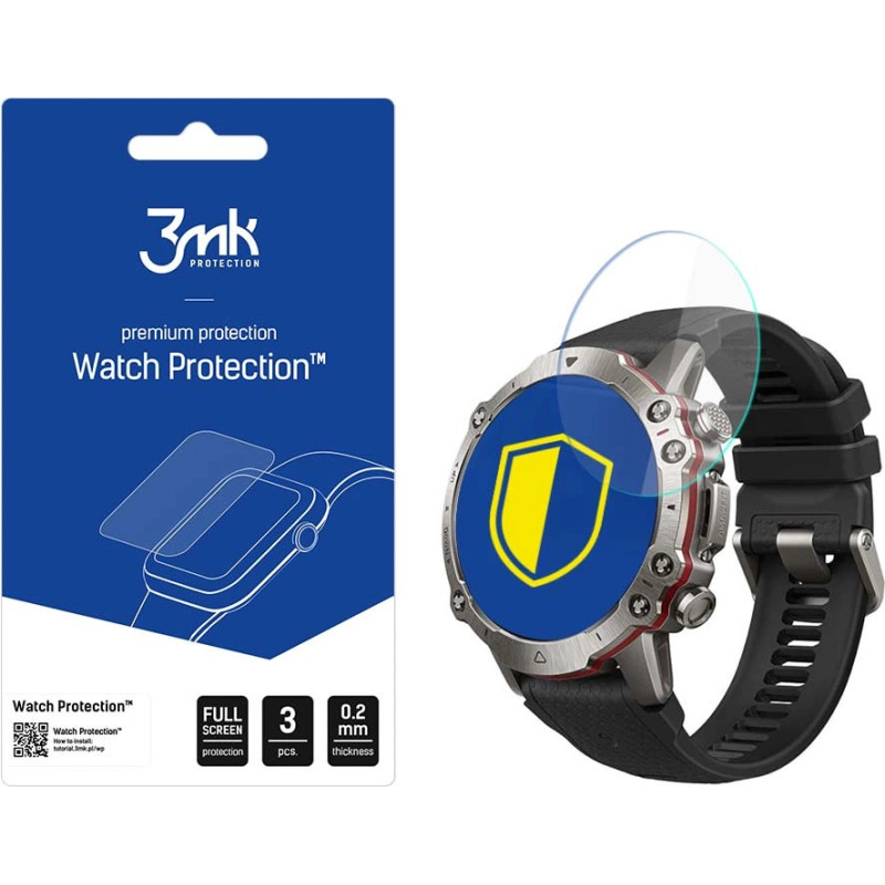 3Mk Protection Smartwatch Screen Protector 3mk Watch Protection FlexibleGlass for Amazfit Falcon