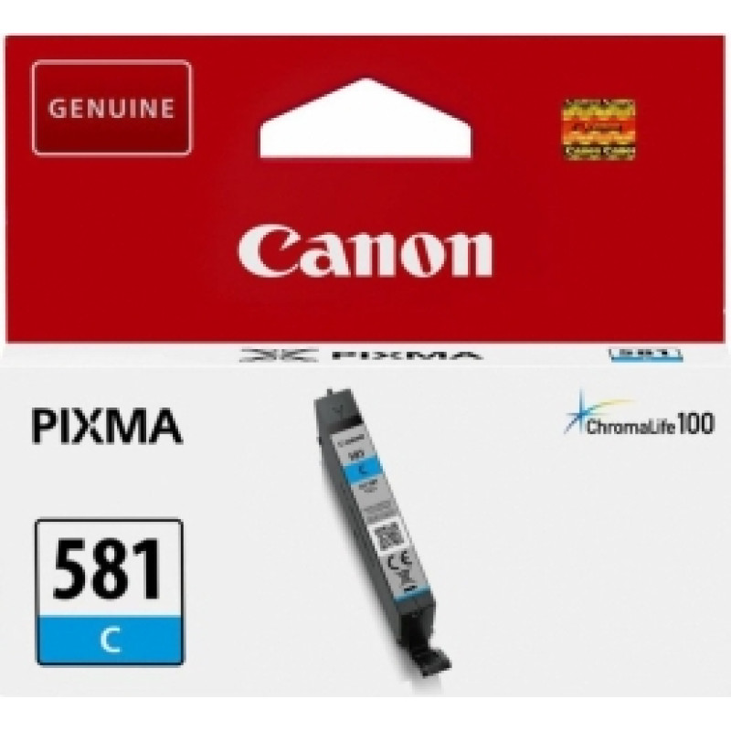 Canon Ink CLI-581 CLI581 Cyan (2103C001)