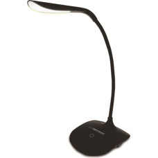 Esperanza ELD103K FLEKSIBLA 3W LED GALDA LAMPA 3-GAISMAS LĪMEŅI AC USB 5V / 4X AAA BATEREJU STRĀVAS AVOTS