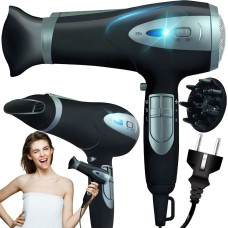 Retoo Matu fēns ar jonizāciju, aukstu gaisu un piederumiem 5 vienā, 2000 W