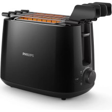 Philips Daily Collection Toaster HD2583|90  Plastic  2-slot  bun warmer  sandwich rack  black