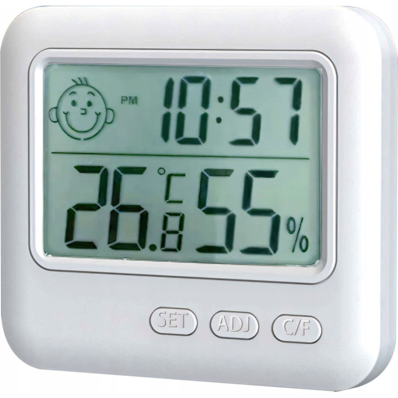 Retoo Stāvvietas termometrs-hidrometrs ar LCD modinātāju