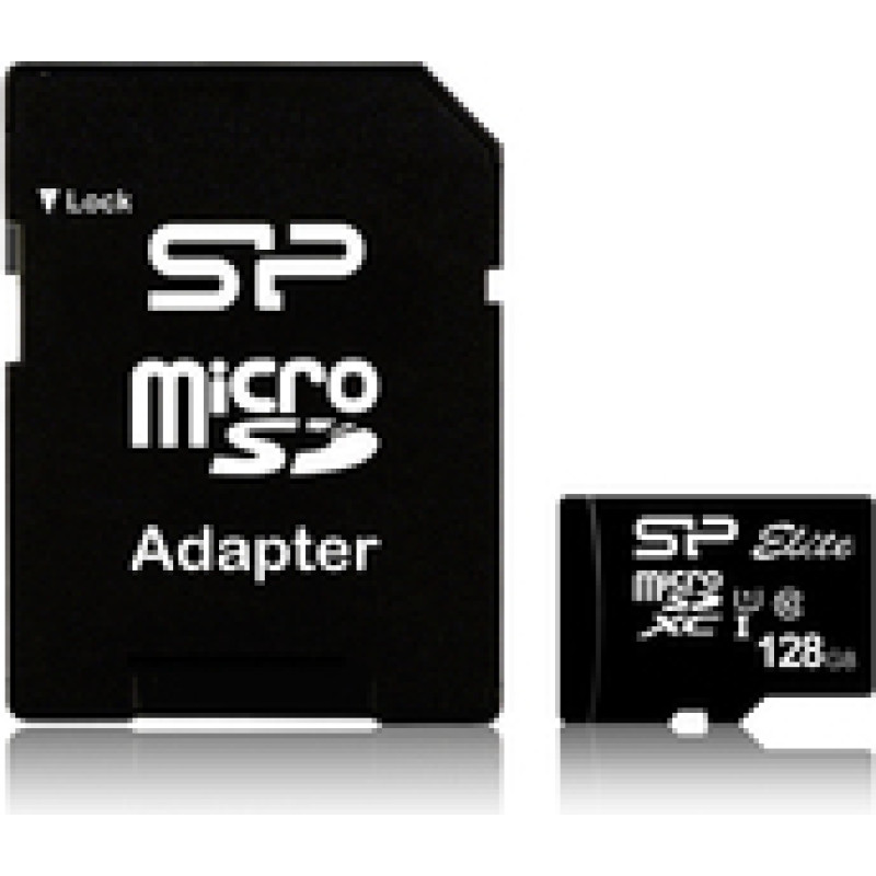 Silicon Power memory card Micro SDXC 128GB Class 10 Elite UHS-1 +Adapter