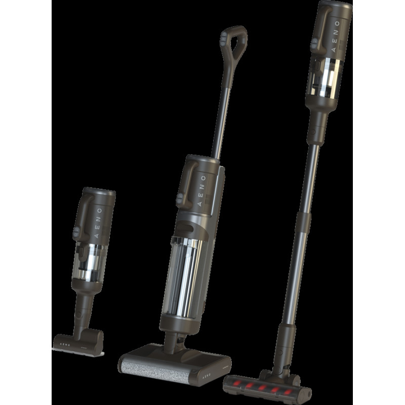 Aeno Cordless Transformer Vacuum Cleaner  Wet and Dry cleaning  200W  4000mAh; 14kPa; 21 6V  2 rollers  autocleaning and drying