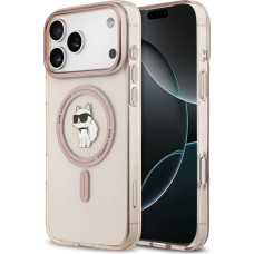 Karl Lagerfeld IML Choupette MagSafe Case for iPhone 17 Pro Max Pink
