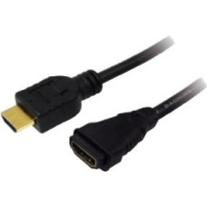 LOGILINK - Cable HDMI - HDMI 1.4 male | female  version Gold  lenght 3m
