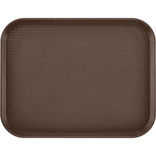 Cambro Neslīdo&scaron;a polipropilēna servē&scaron;anas paplāte 355 x 457 mm - brūna