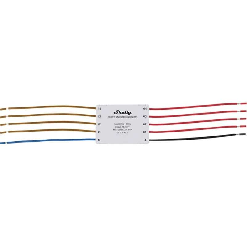 Shelly Decoupler 4-channel decoupler 230V