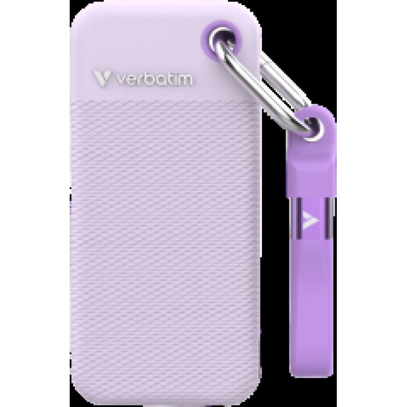 Ārējais SSD Verbatim Pocket Purple 1TB USB-C