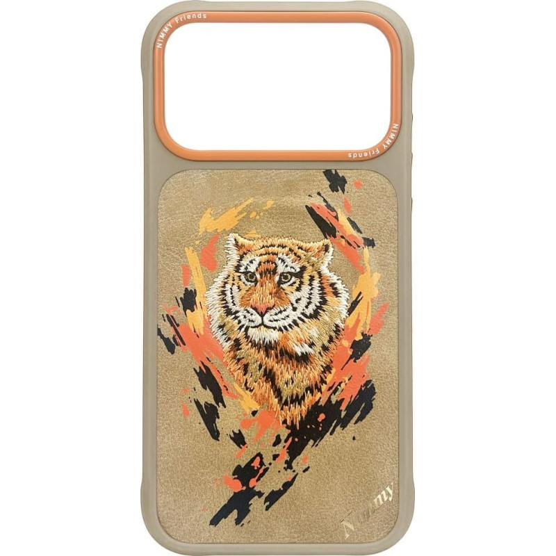 Nimmy Tiger MagSafe case for iPhone 17 Pro light brown