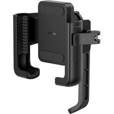 Baseus Motocikla telefona turētājs ar triecienus absorbējošu kronšteinu spogulim - melns