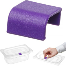 Hendi HACCP pārtikas konteineru saspraudes 12 gab. - violetas