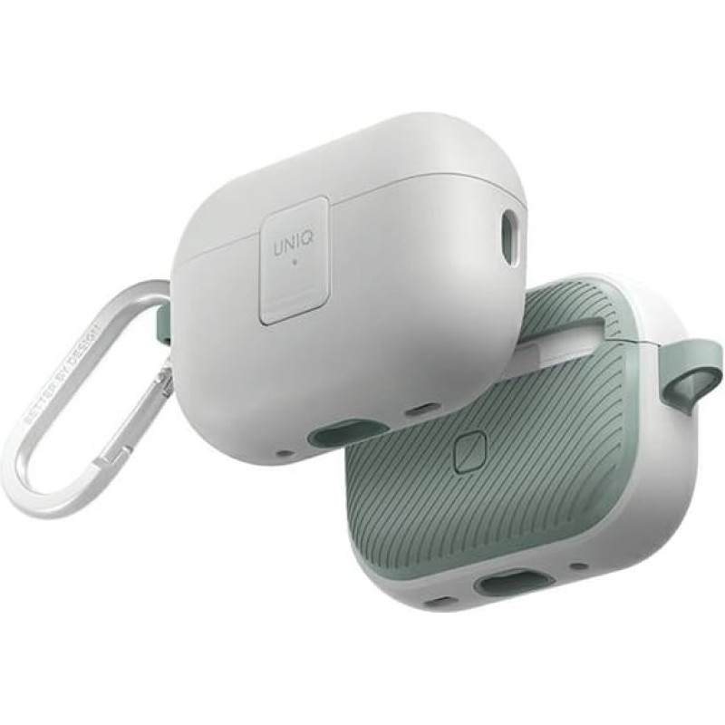 UNIQ Clyde Lock Case AirPods Pro 2 (2022|2023) white-mint|dove white-soft mint