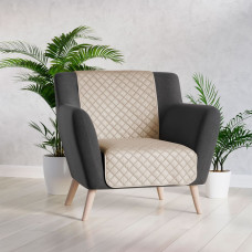 VELVI Dekoratīvs gultas pārklājs, izmērs 70x160cm, krāsa 001 tumši bēša VELVI0/NAP/001/070160/1