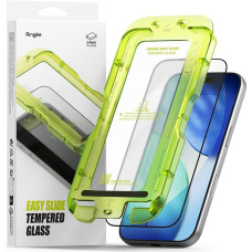 Ringke Easy Slide 2-pack tempered glass for iPhone 17 Pro - black