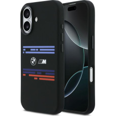 BMW M Silicon Horizontal Line MagSafe Case for iPhone 17 Black