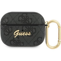 Guess GUAP4GSMK AirPods Pro cover gray | gray 4G Script Metal Collection