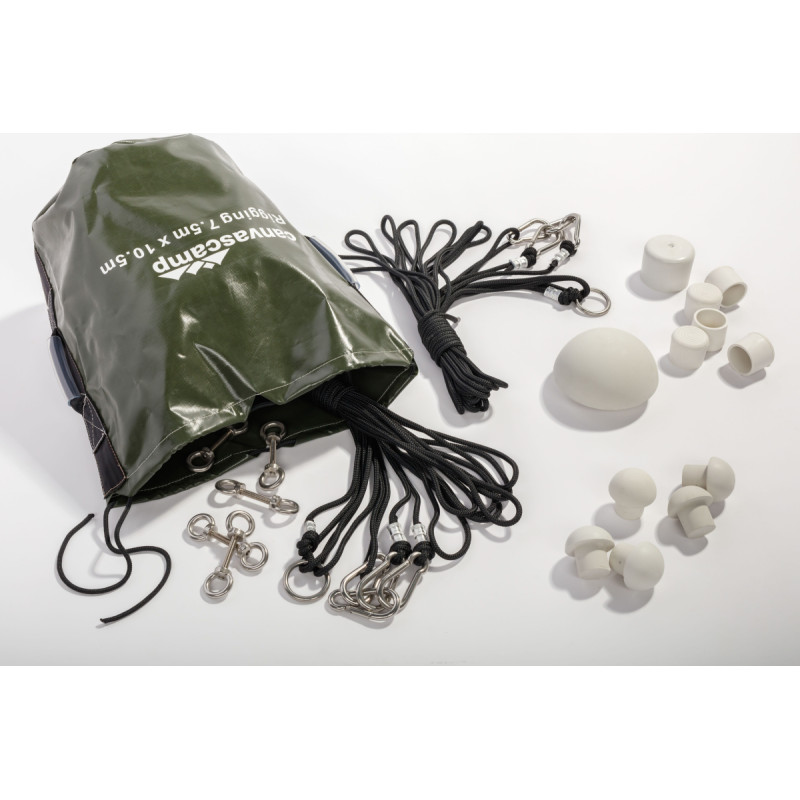 Canvascamp Elastīga telts 18 x 25,5 - stiprinājumu komplekts