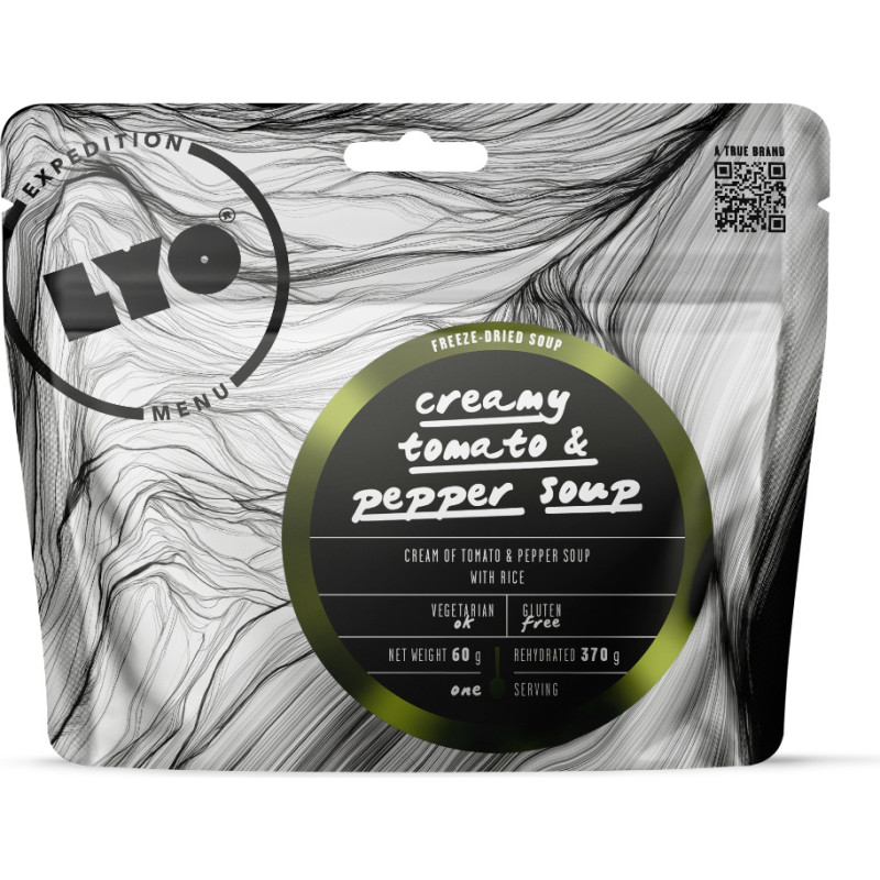 Lyofood - Saldēti žāvēta Ration Lyo Expedition - krēmīga tomātu zupa - 370 g