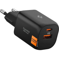 SPIGEN ESSENTIAL EE352EU 2-PORT NETWORK CHARGER 35W BLACK