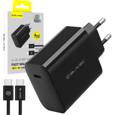 Blavec Wall charger BC-8 GaN4 - Type C - PD QC 65W 3A with Type C to Type C cable (TCBC8G4-CB653A+CC) black