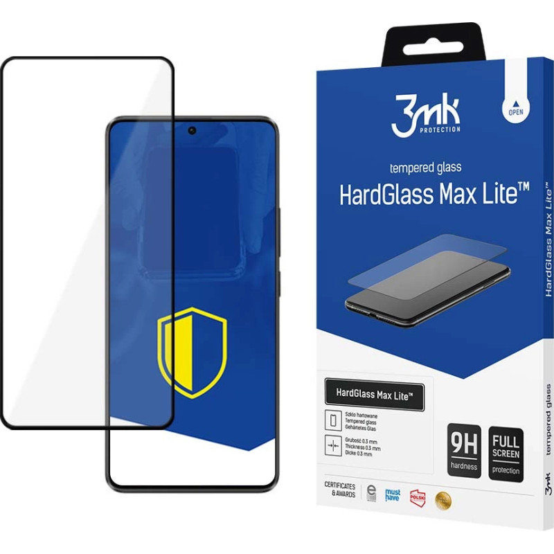 3Mk Protection 9H 3mk HardGlass Max Lite&acirc;&cent; glass on Poco X6 Pro 5G